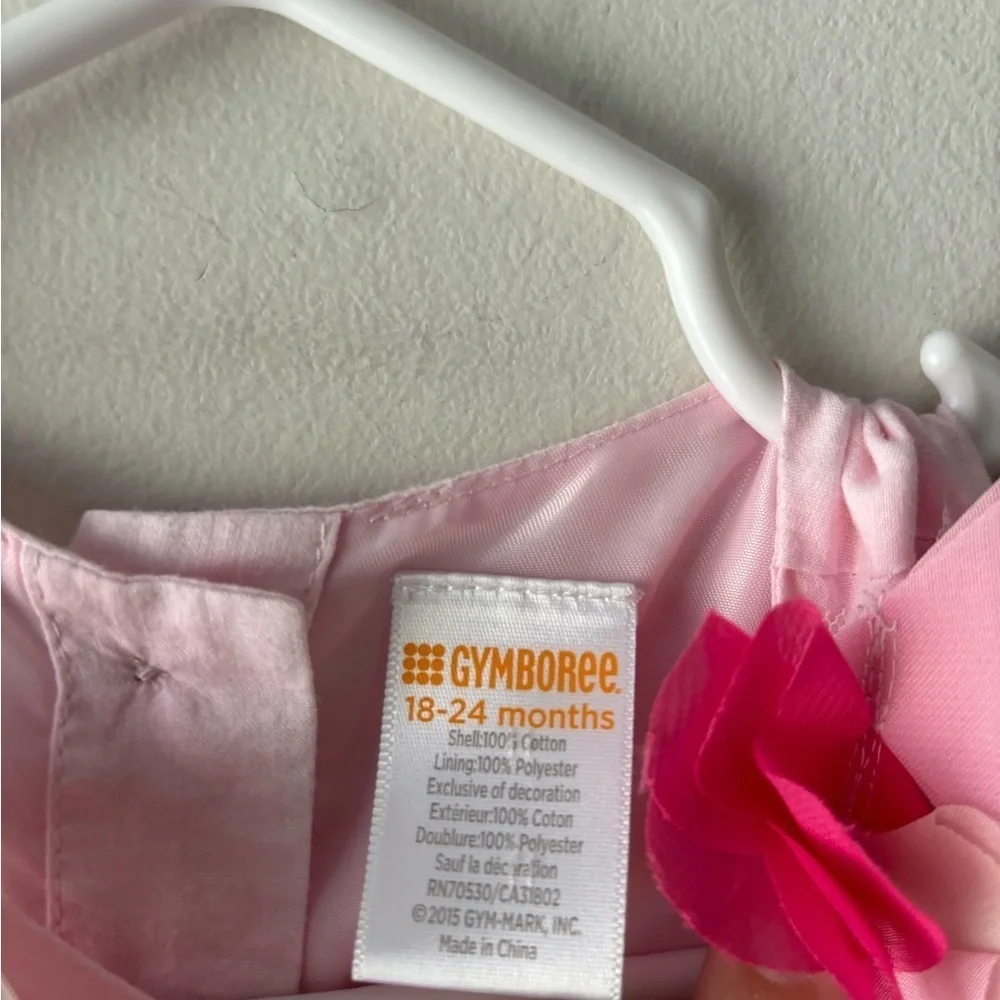 Gymboree spring‎ summer baby girl dress color pink size 18M-24M
